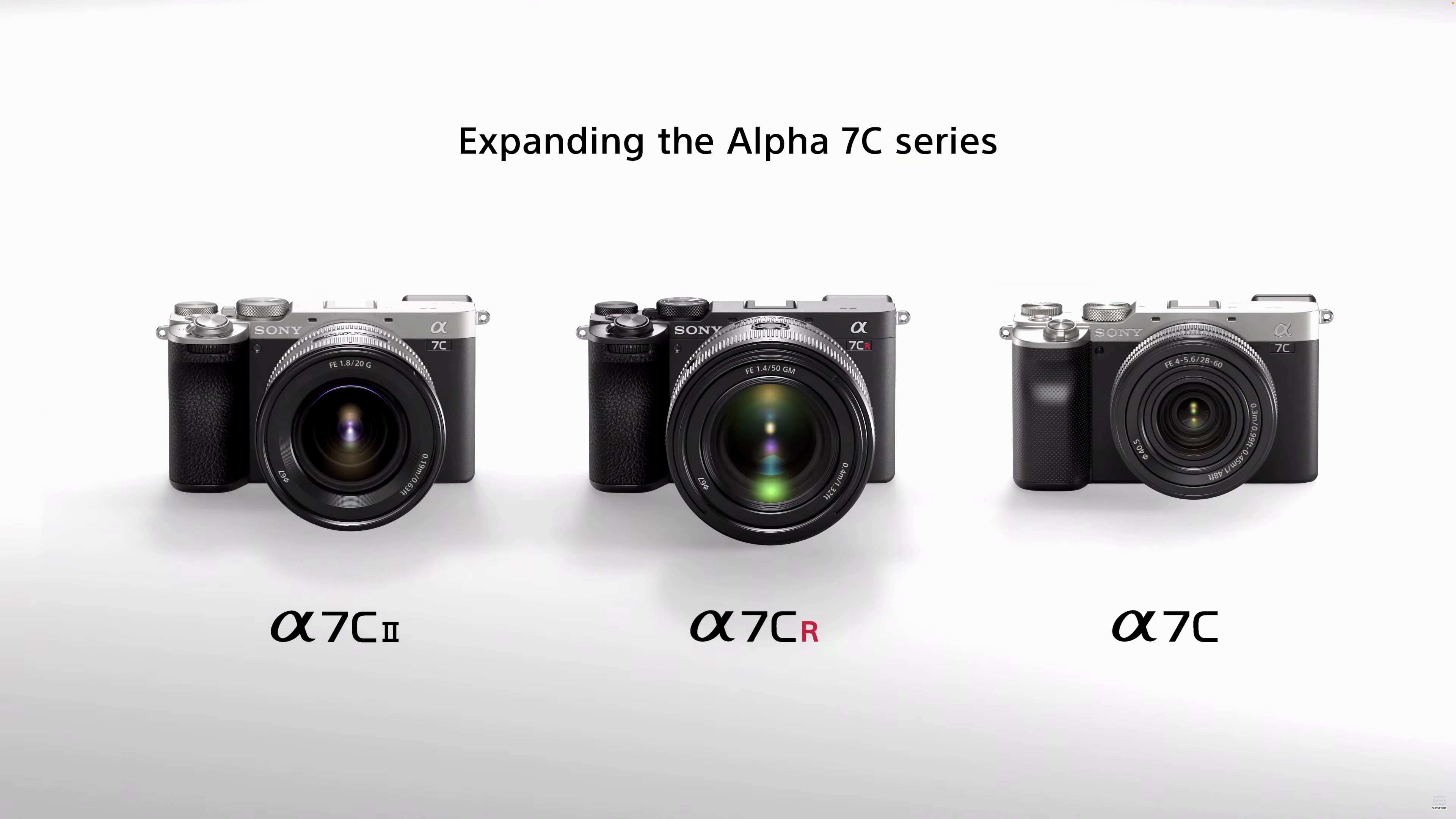 2023年8月29日（土）23時に発表された新たなSONYのα7Cシリーズ