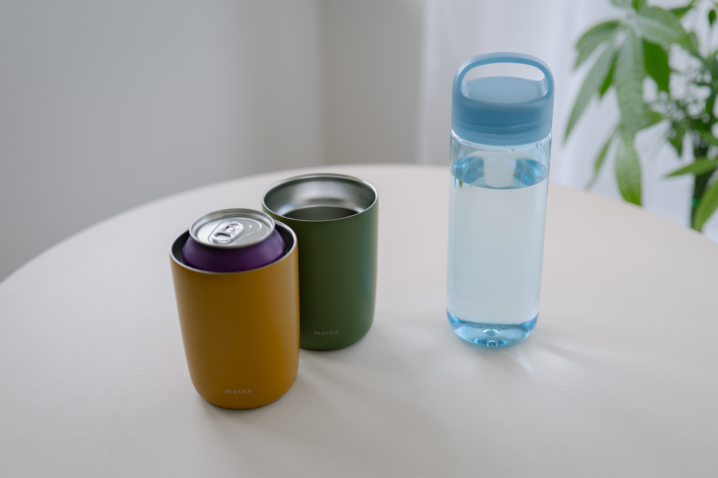 marna cocuriシリーズ　2in1缶クーラー、Daily ウォーターボトル