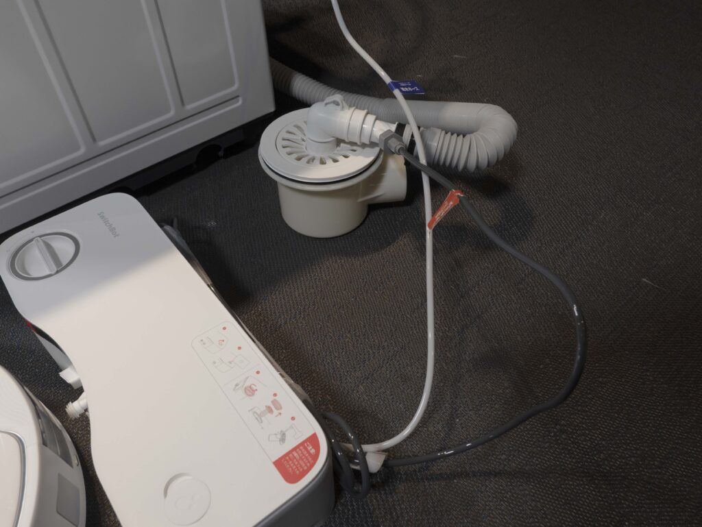 SwitchBot お掃除ロボット S10に分岐水栓②