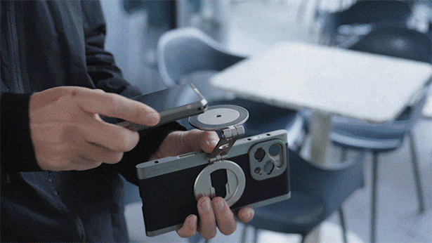 iPhoneをクラシックカメラ化できる専用ケース「Fotorgear Retro DMF