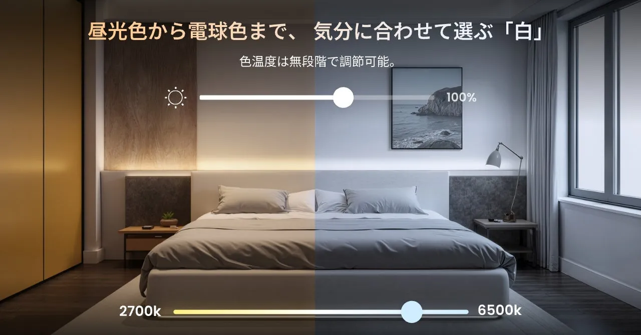 テープライト調色