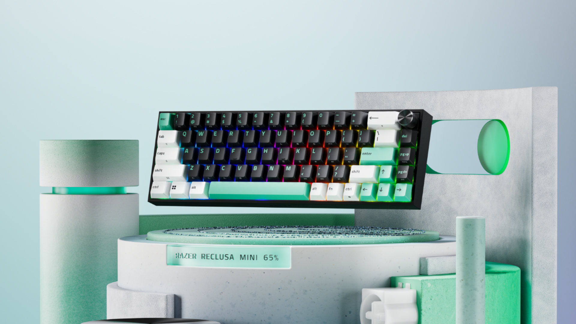 Razerが磁気ゲーミングキーボード「Reclusa Mini 65%」発表、ワイヤレスとホットスワップに対応で2万2,980円